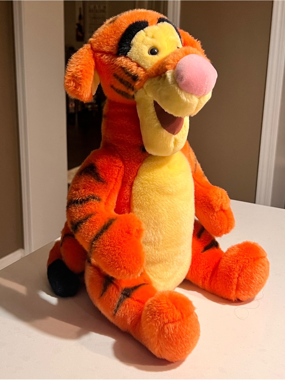 Vintage Disney Store Tigger Stuffed Plush Animal Toy Winnie the pooh 16" Tall